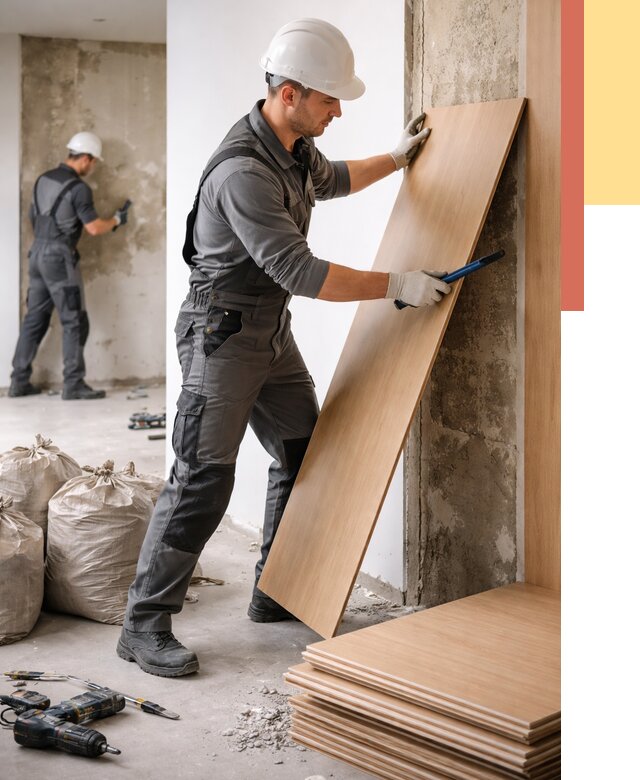 Демонтаж стеновых панелей в Южноуральске от 3828 руб. за м² быстро и недорого | ОТДЕЛОЧНИК-Жрк