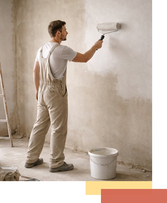 Грунтовка стен под отделку в Южноуральске профессиональным раствором