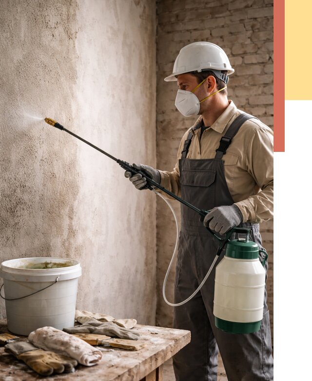 Антисептическая обработка стен в Южноуральске от 1312 руб. — быстро и недорого | ОТДЕЛОЧНИК-Жрк