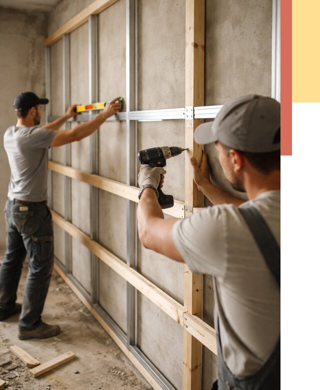 Устройство обрешетки под панели в Южноуральске от 2297 руб. — монтаж под ключ | ОТДЕЛОЧНИК-Жрк