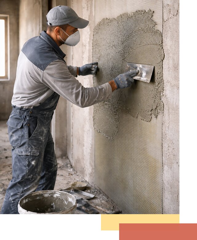 Штукатурка стен по сетке в Южноуральске под ключ качественно и быстро