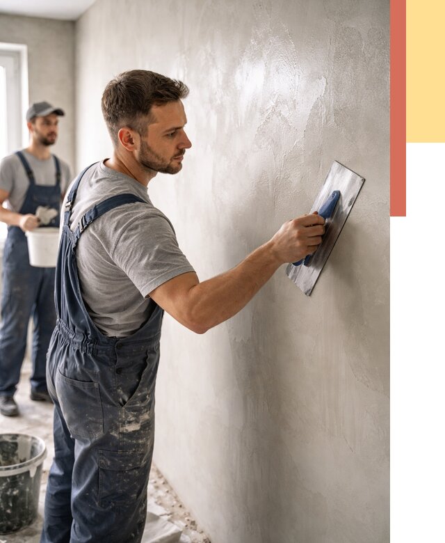 Глянцевание штукатурки стен в Южноуральске от 8202 руб. — услуги и затирка | ОТДЕЛОЧНИК-Жрк