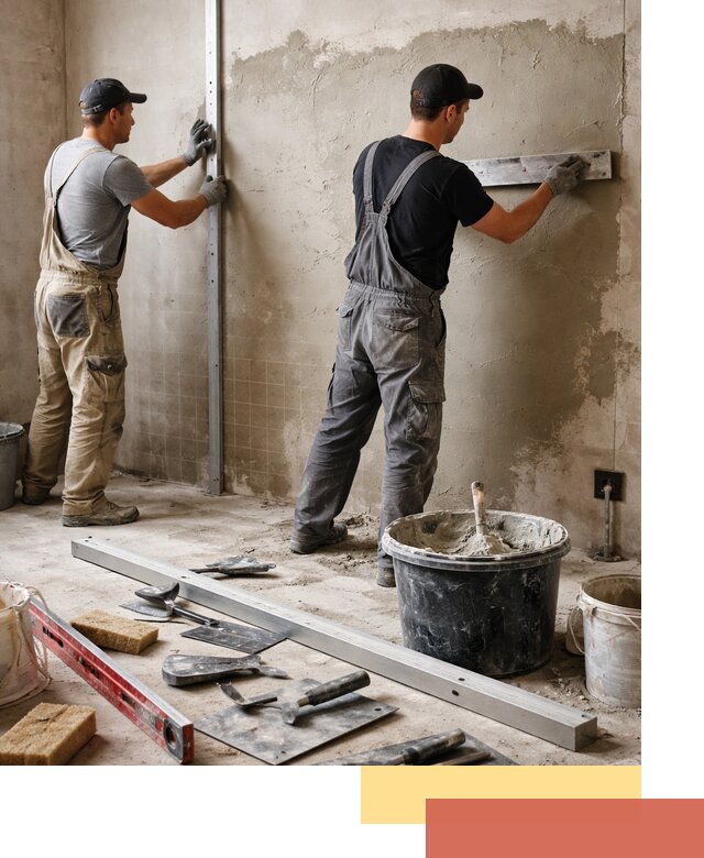 Профессиональная штукатурка стен под плитку в Южноуральске