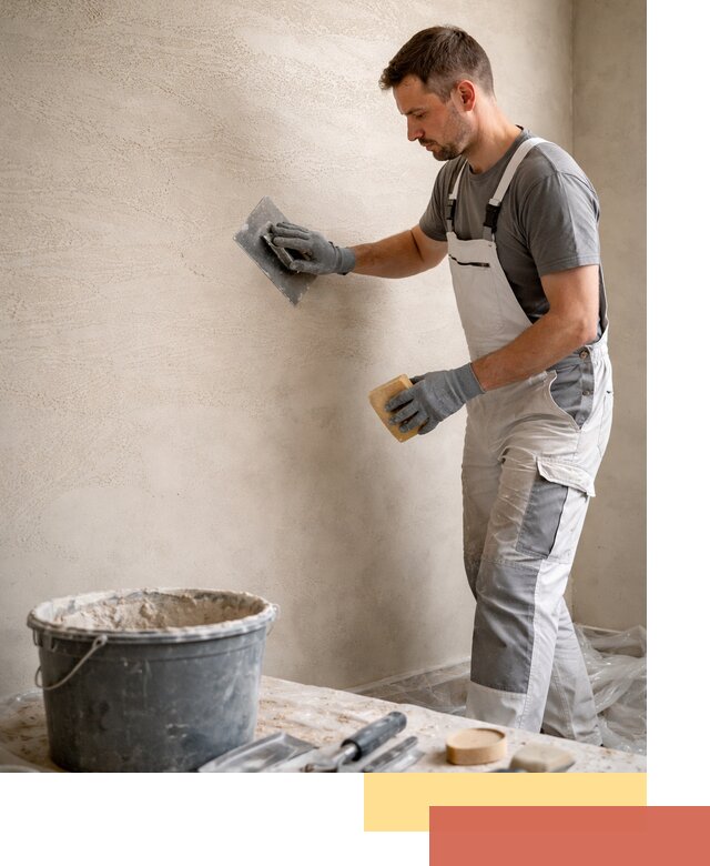 Декоративная штукатурка травертин в Южноуральске для стен и потолков