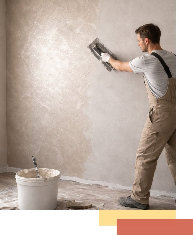 Декоративная штукатурка «Мокрый шелк» под ключ в Южноуральске