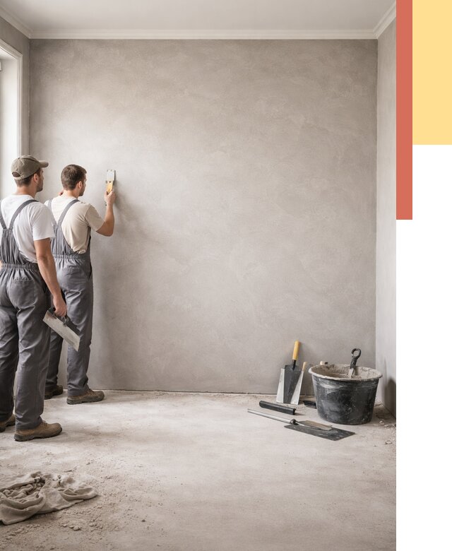 Микробетон на стены в Южноуральске от 1367 руб. — нанесение и отделка | ОТДЕЛОЧНИК-Жрк