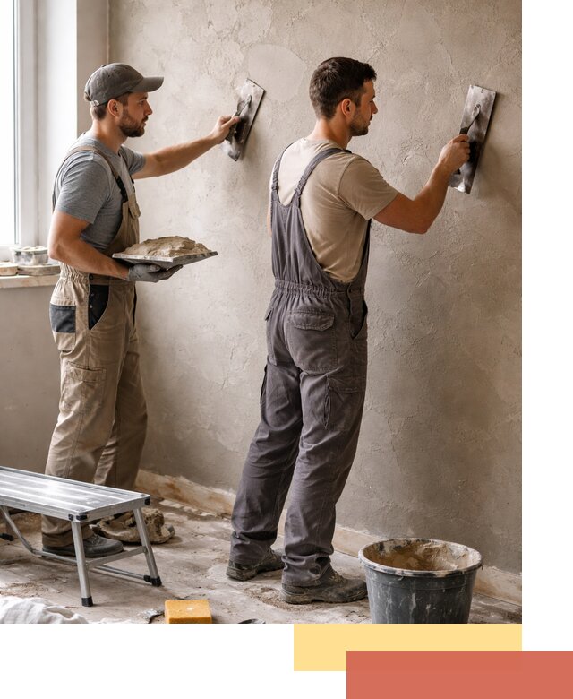 Ремонт декоративной штукатурки и восстановление фактуры в Южноуральске