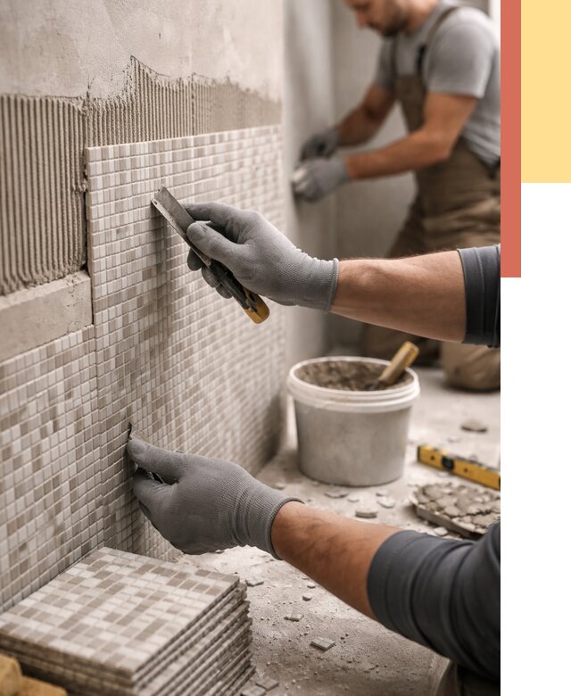 Облицовка стен мозаикой в Южноуральске от 3500 руб/м2 — укладка мозаики на стены | ОТДЕЛОЧНИК-Жрк