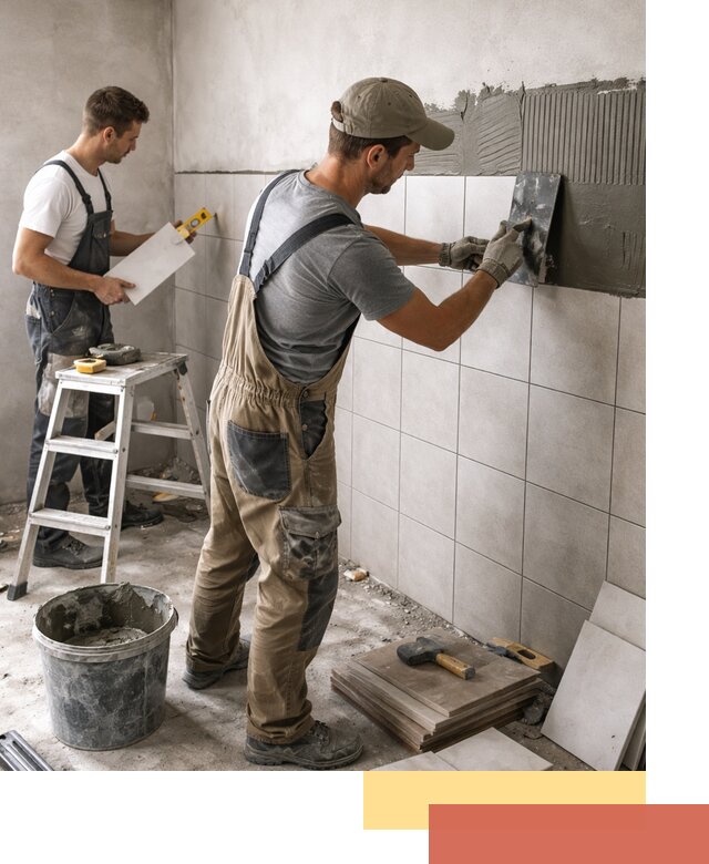 Укладка плитки на стены в Южноуральске профессионально и надежно