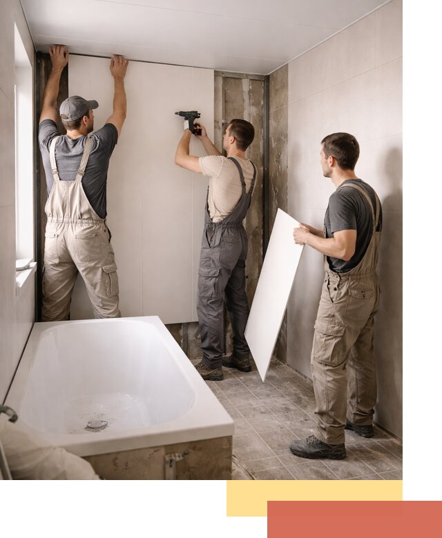 Отделка ванной панели ПВХ профессионально в Южноуральске