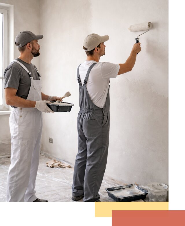 Покраска стен водоэмульсионной краской в Южноуральске