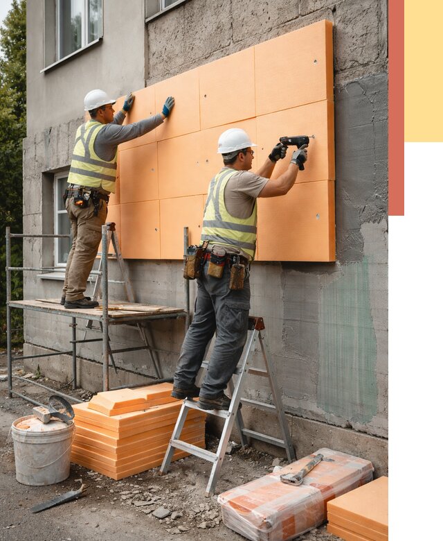 Утепление стен пеноплексом в Южноуральске от 2023 руб./м2 — быстро и недорого | ОТДЕЛОЧНИК-Жрк