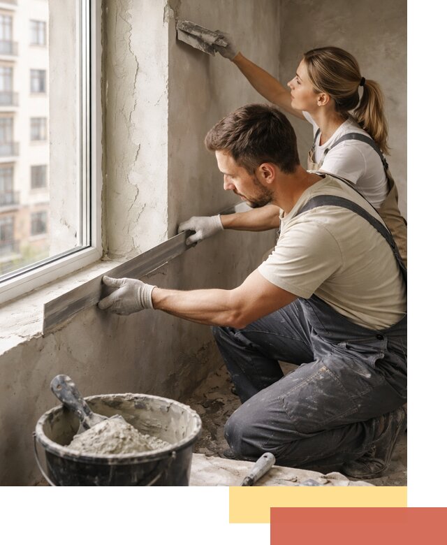 Штукатурка откосов дверей и окон профессионально в Южноуральске