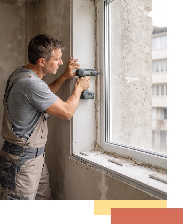 Монтаж гипсокартонных откосов в Южноуральске под ключ