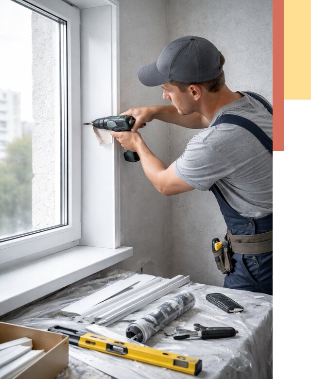 Установка пластиковых откосов в Южноуральске от 2461 руб. | ОТДЕЛОЧНИК-Жрк монтаж, быстро и недорого