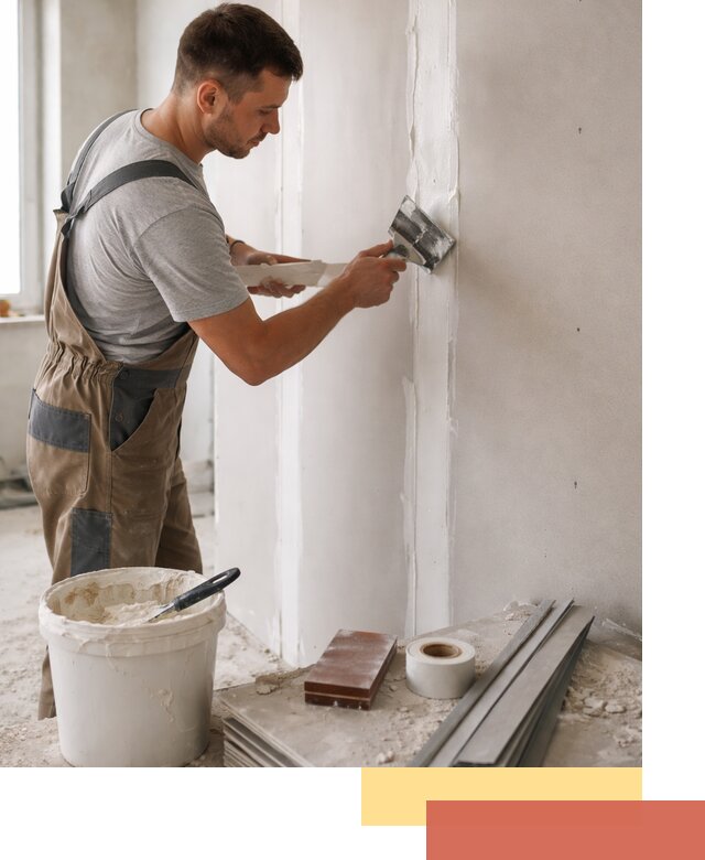 Шпаклевка перегородок из гипсокартона в Южноуральске качественно и быстро