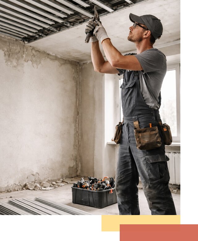 Демонтаж реечного потолка в Южноуральске быстро и аккуратно