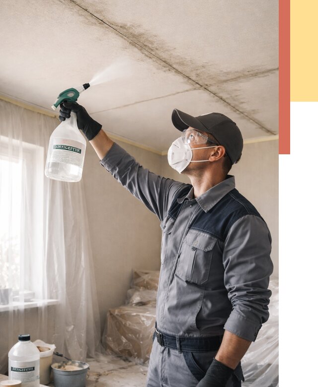 Антисептическая обработка потолка в Южноуральске от 2734 руб. | ОТДЕЛОЧНИК-Жрк