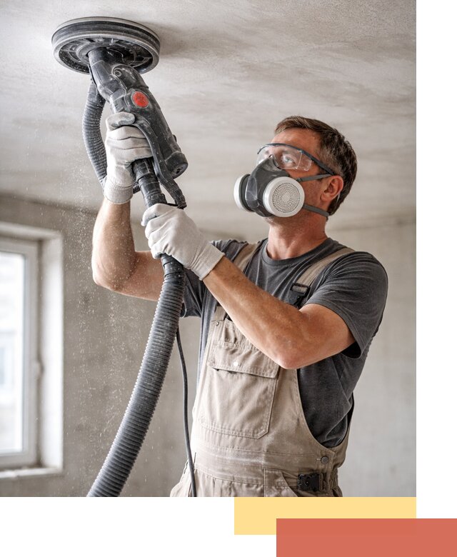 Шлифовка потолка в Южноуральске — качественная подготовка под отделку