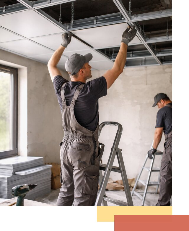 Монтаж кассетного потолка в Южноуральске качественно и быстро