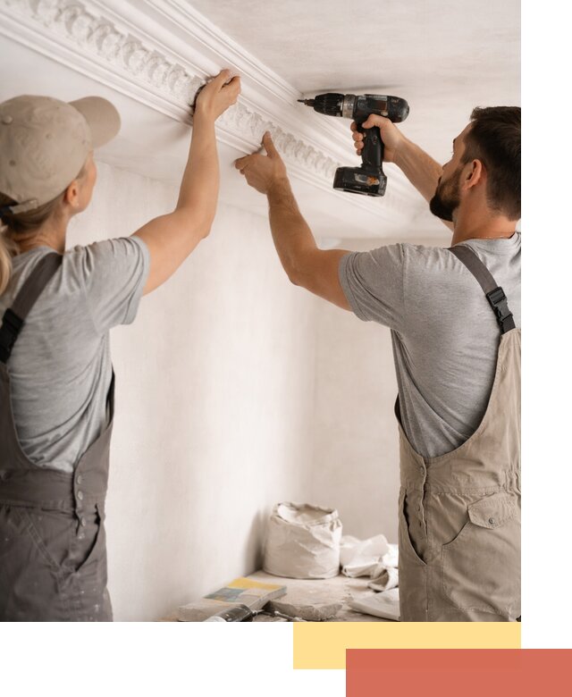 Профессиональный монтаж лепнины на потолок в Южноуральске