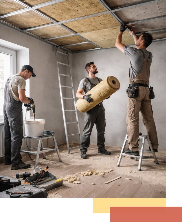 Шумоизоляция потолка в Южноуральске: профессиональный монтаж и отделка